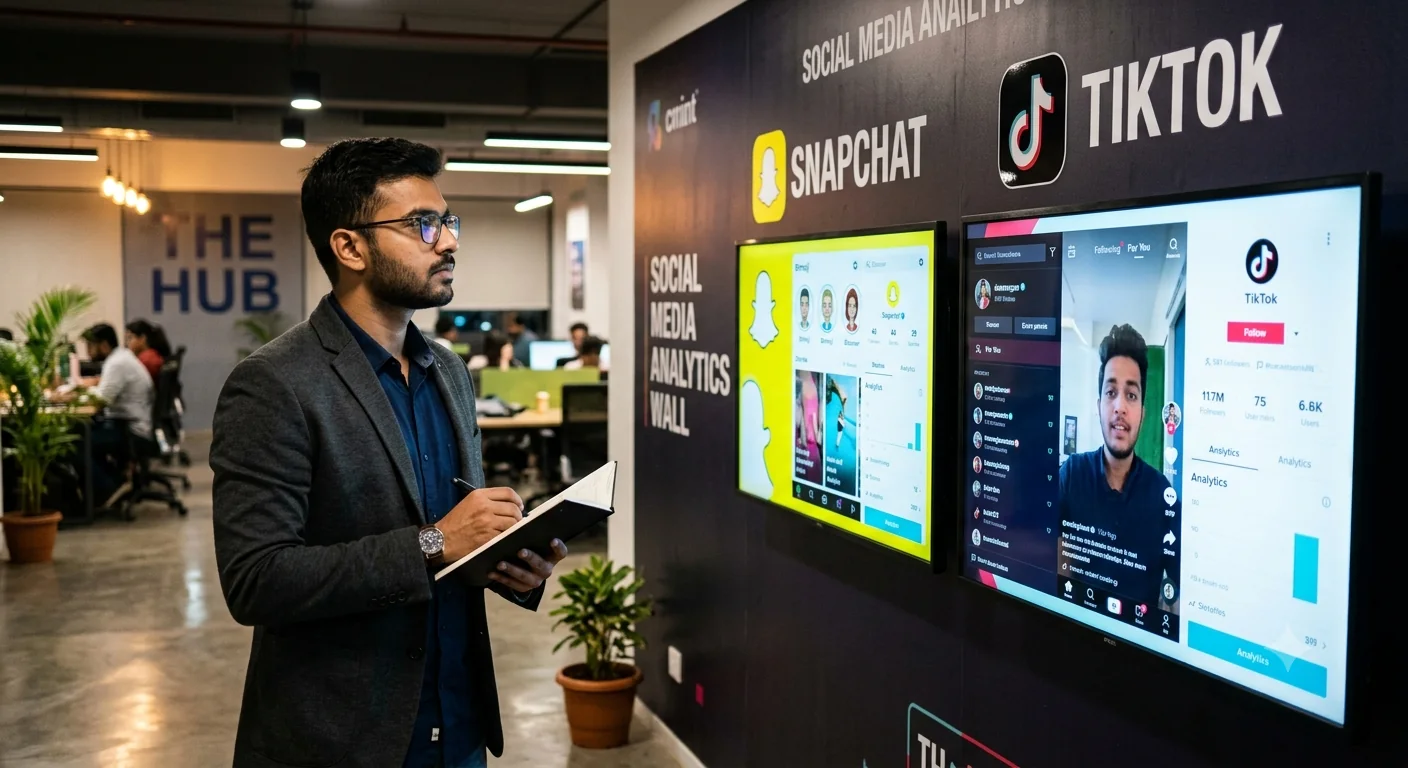 Snapchat and Tiktok